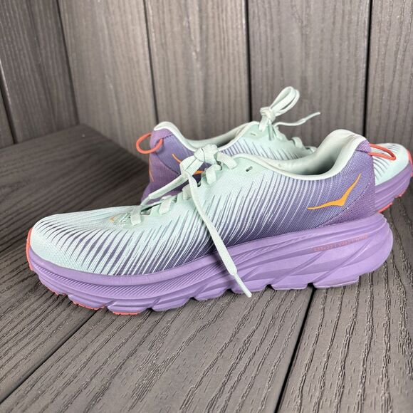 Hoka One One Rincon 3 Women's 5.5 B Blue/Purple Running Sneaker 1119396 BGCV - Picture 9 of 13